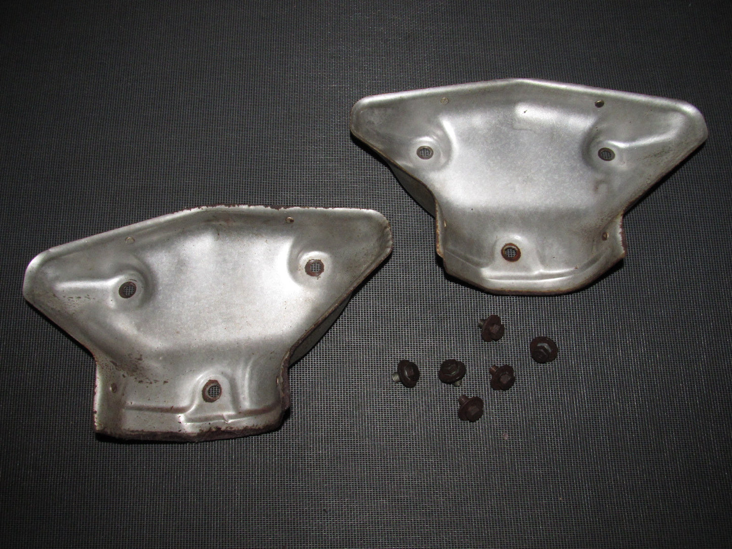 01 02 03 Acura CL Type-S J32A2 OEM Exhaust Manifold Heat Shield Set