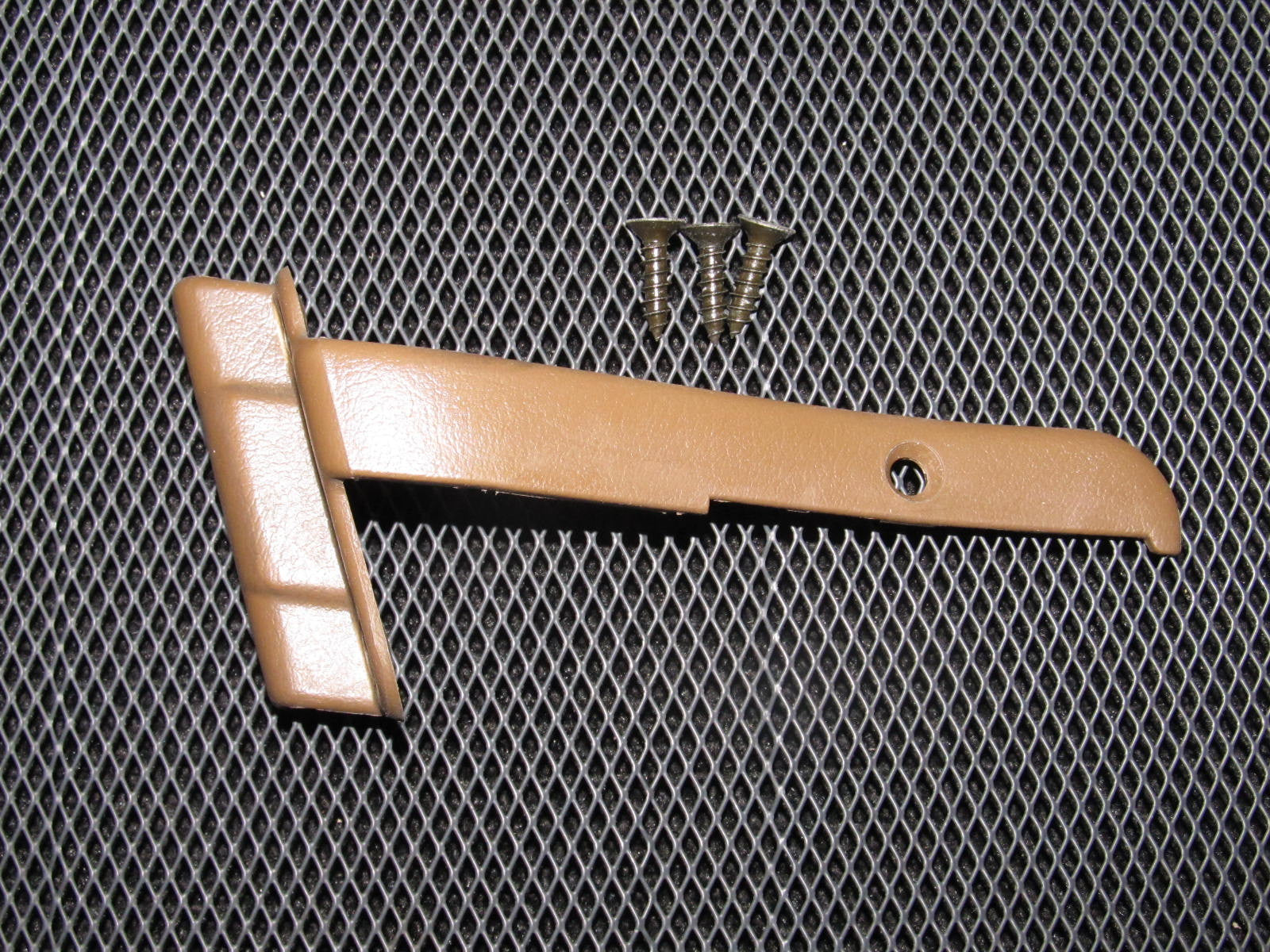 90-96 Nissan 300zx OEM Brown Seat Belt Holder Trim Cover - Driver Side - Left