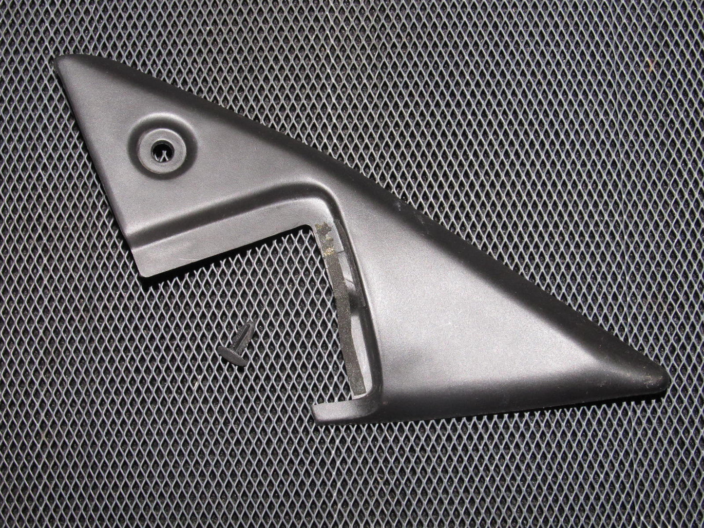 90-96 Nissan 300zx OEM Black Door Panel Mirror Cover Trim - Passenger Side - Right