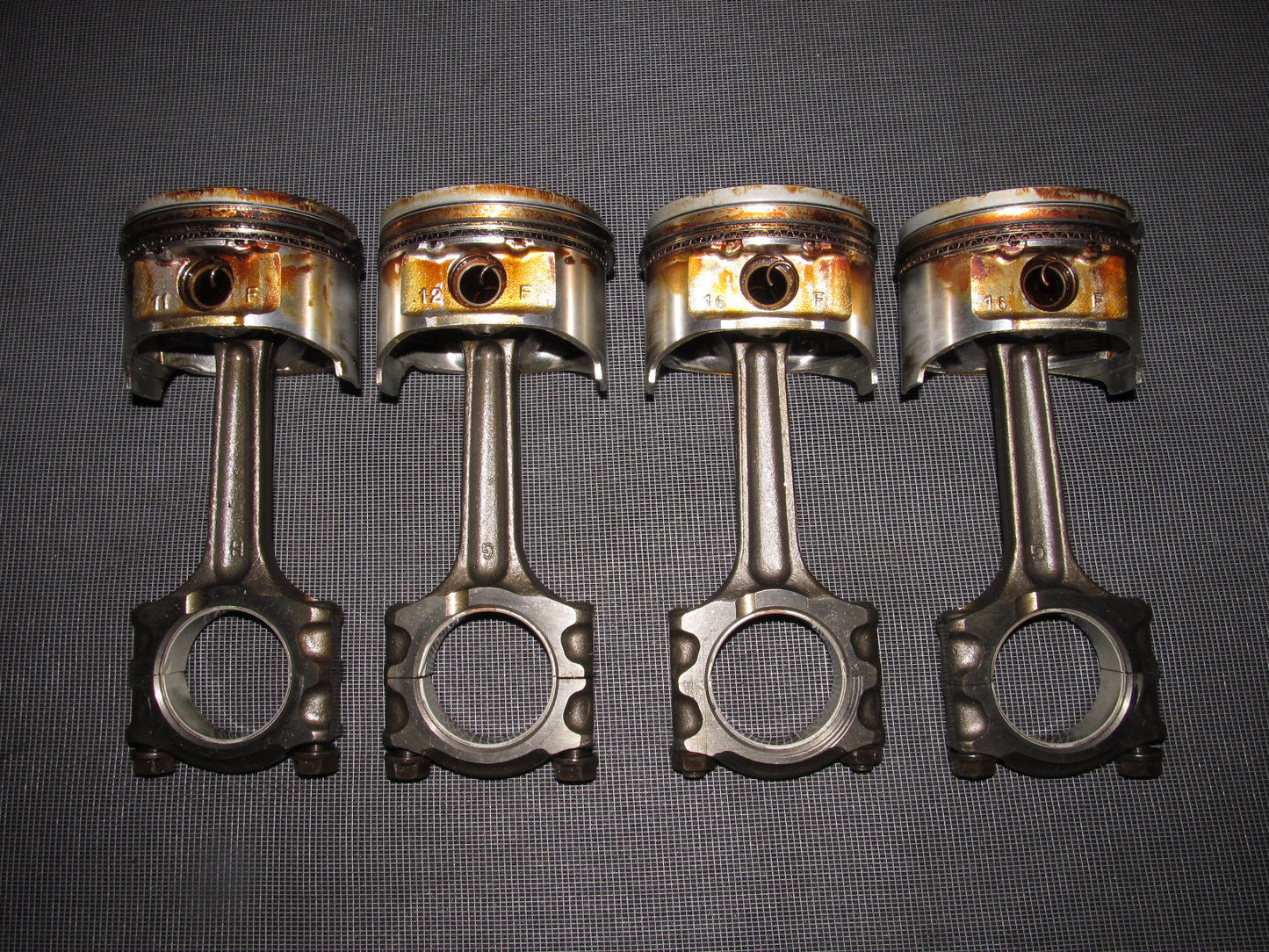 94 95 96 97 Mazda Miata OEM Engine Piston & Piston Rod Set