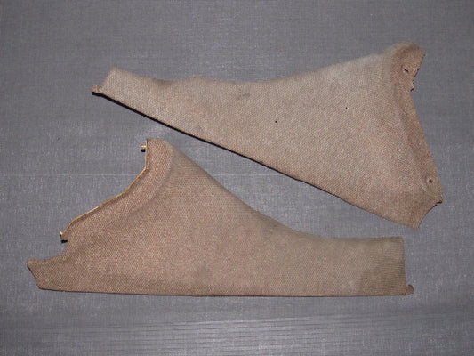 90-96 Nissan 300zx OEM Brown Dash Console Side Panel Cover - 2 pieces
