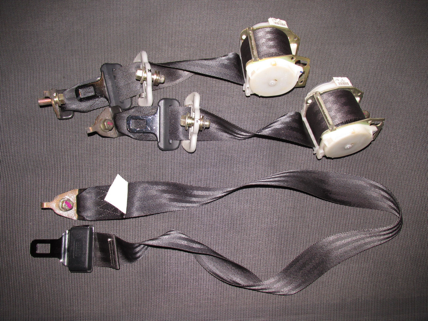 96 97 98 99 00 Honda Civic Coupe OEM Seat Belt - Rear Set