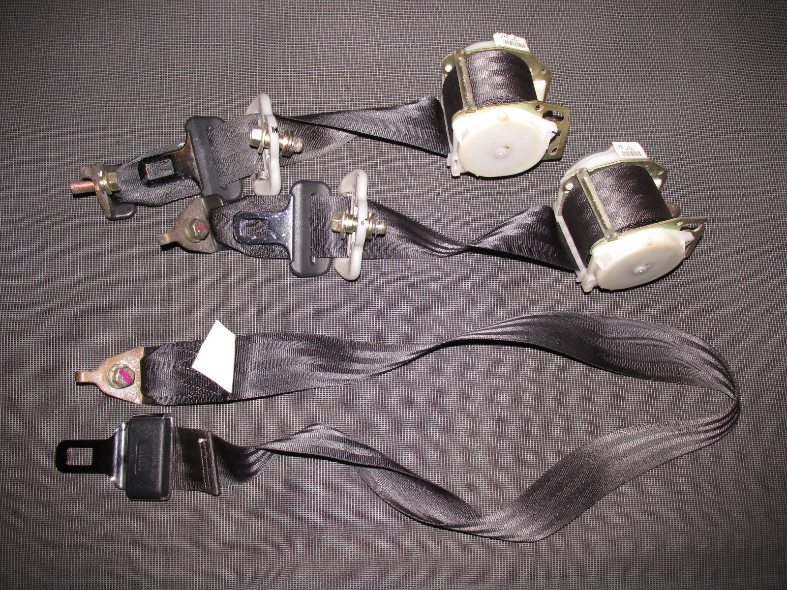 96 97 98 99 00 Honda Civic Coupe OEM Seat Belt - Rear Set