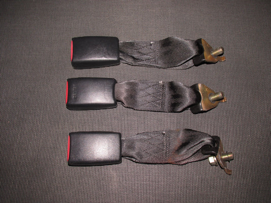 96 97 98 99 00 Honda Civic Coupe OEM Seat Belt Buckle - Rear Set