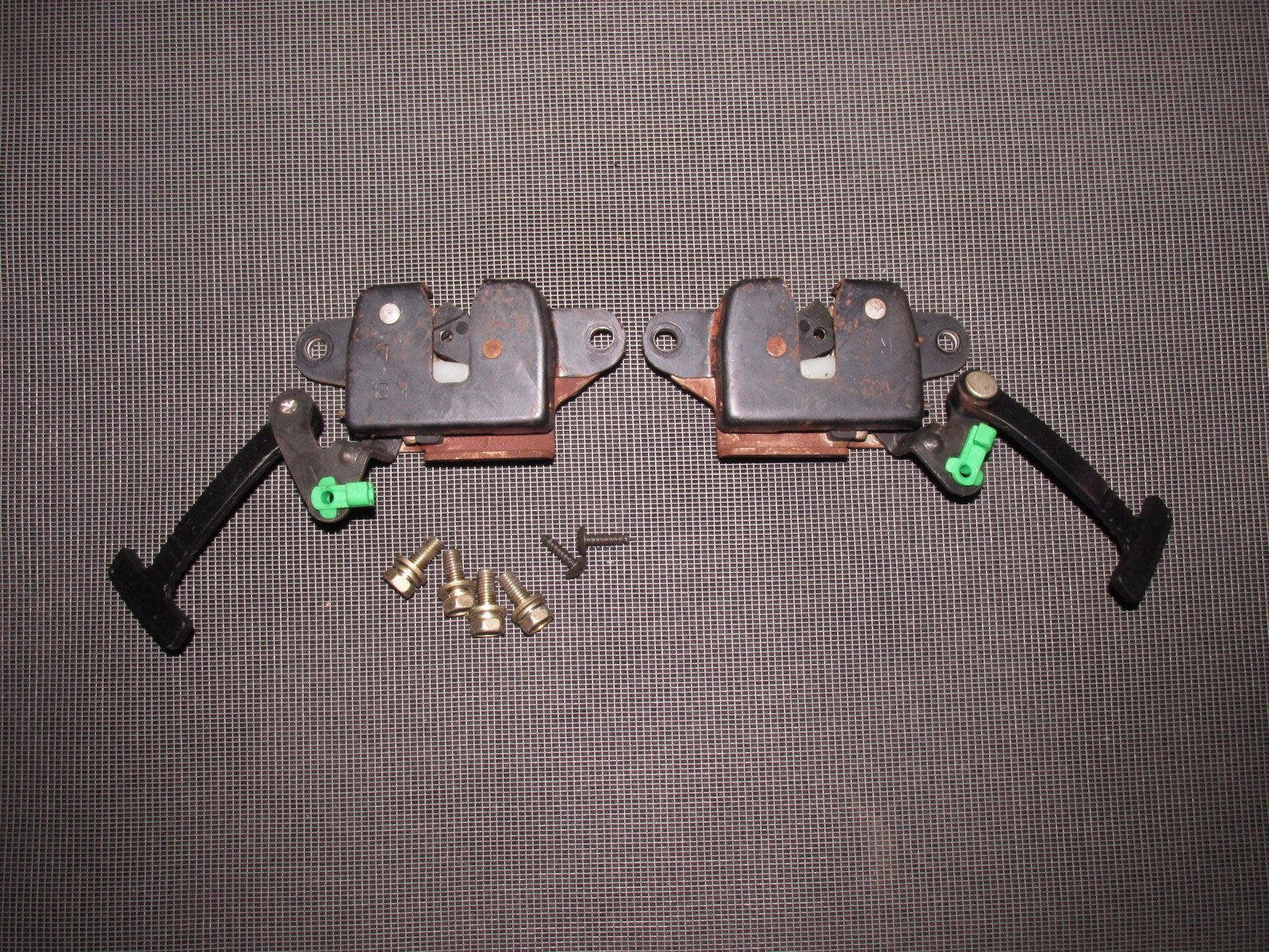 96 97 98 99 00 Honda Civic Coupe OEM Rear Seat Latch - Set