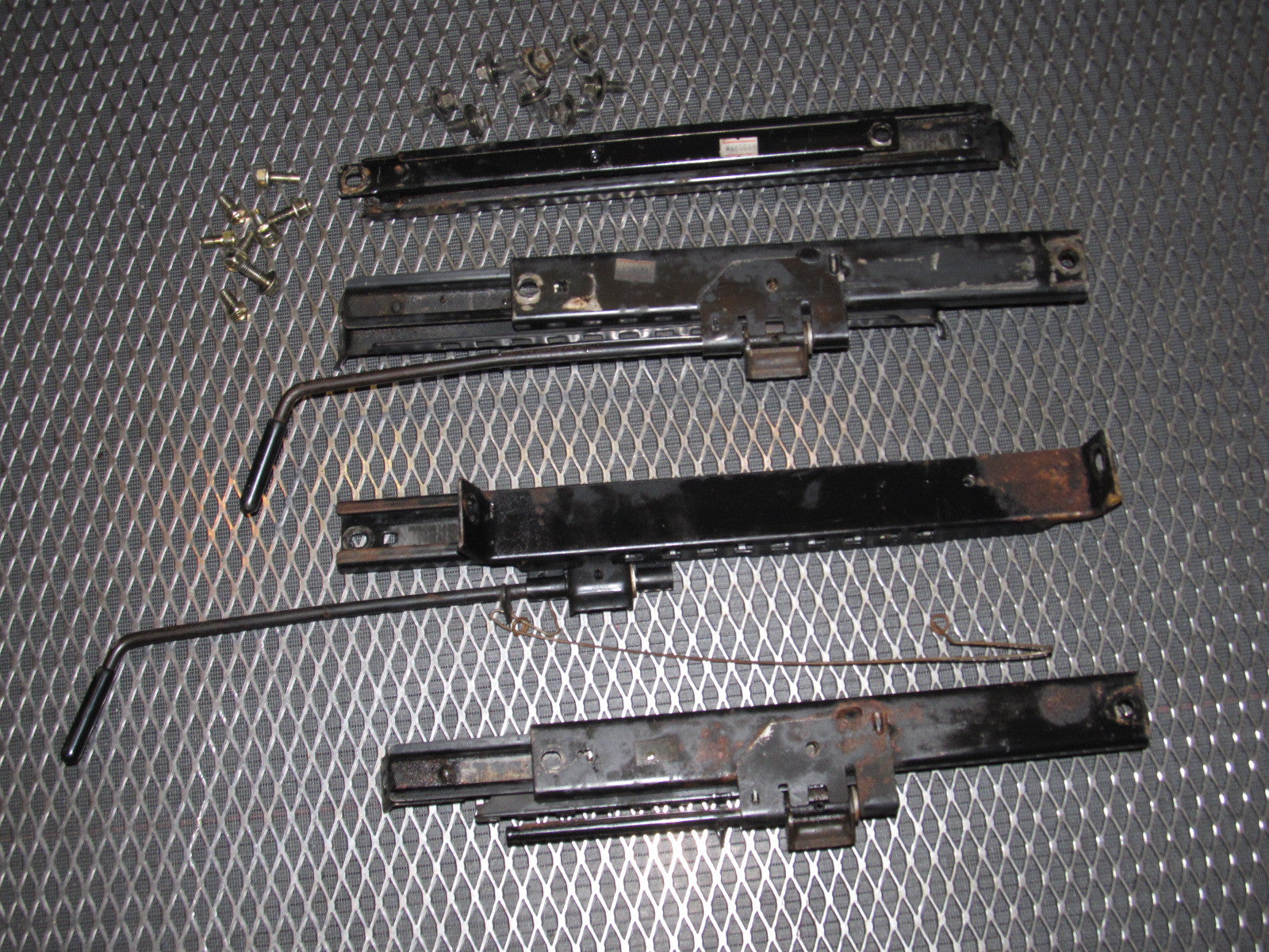 84 85 Mazda RX7 OEM Front Seat Track - Set