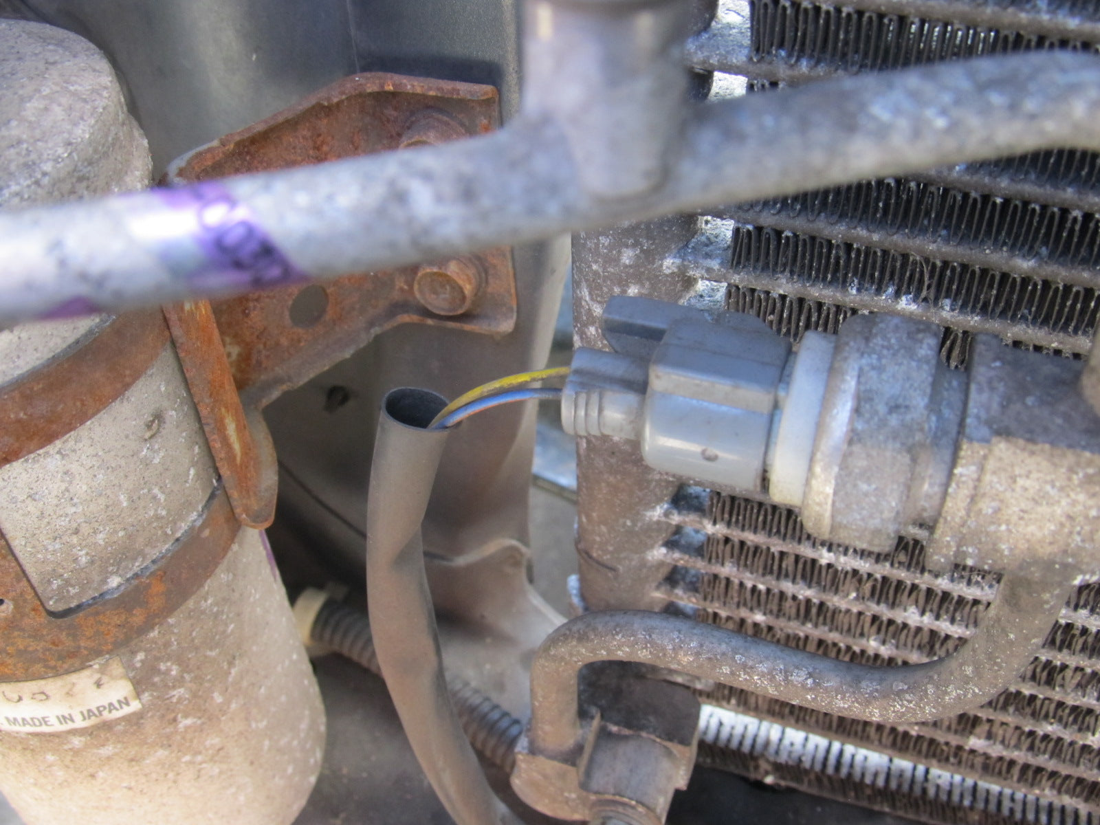 97 98 99 00 01 Honda Prelude OEM A/C Condenser Pressure Sensor Pigtail ...