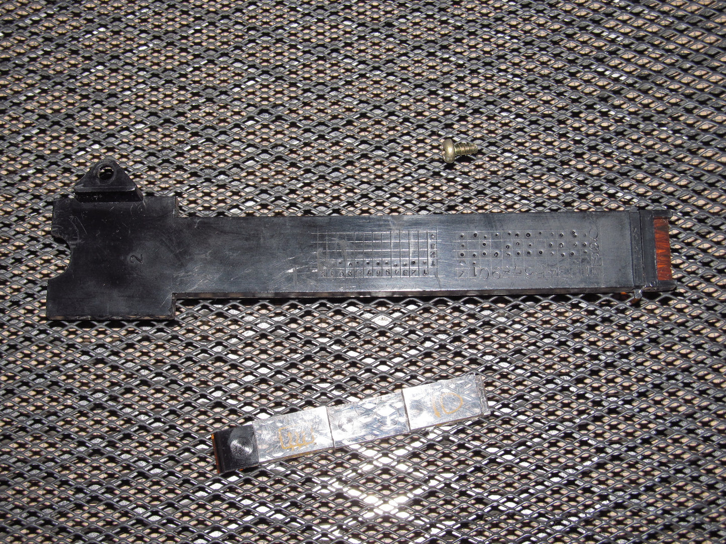 81-83 Mazda RX7 OEM Manual Climate Control Faceplate