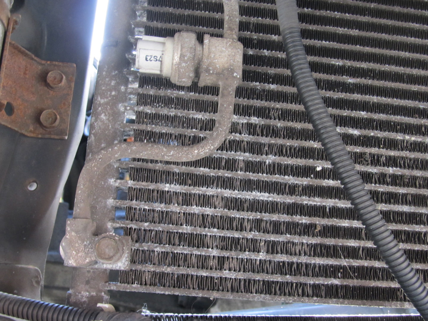 97 98 99 00 01 Honda Prelude OEM A/C Condenser Fitting Line & Pressure Sensor