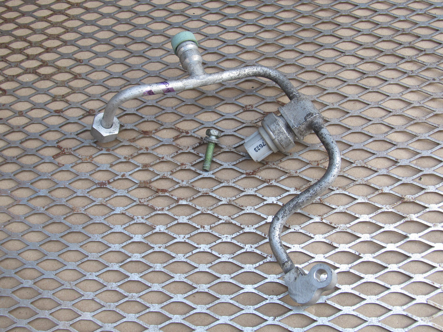 97 98 99 00 01 Honda Prelude OEM A/C Condenser Fitting Line & Pressure Sensor