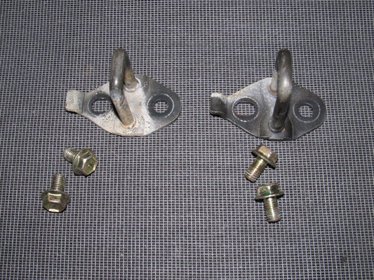 86 87 88 Toyota Supra OEM Rear Seat Latch Striker Set