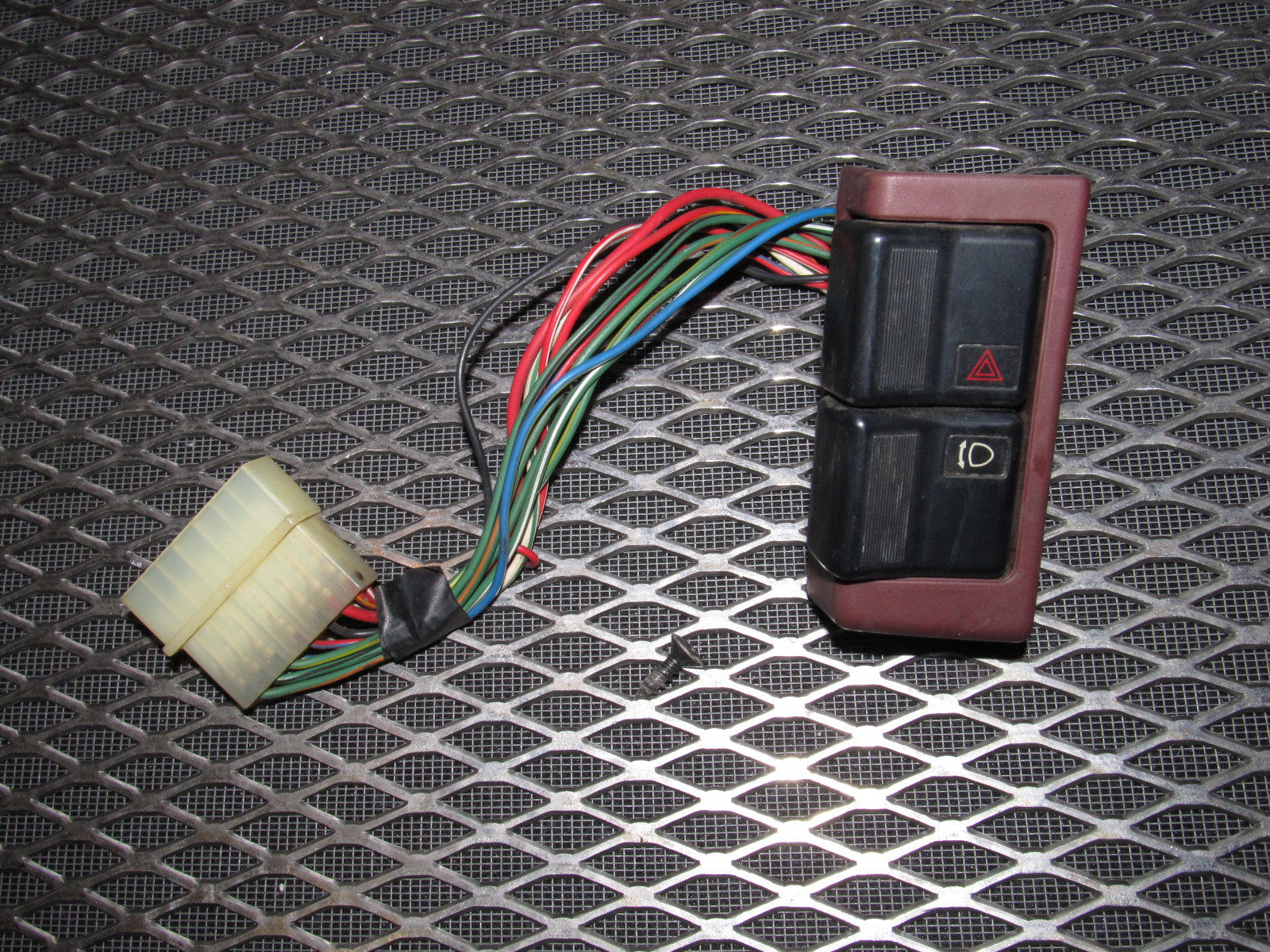 84 85 Mazda RX7 OEM Hazard & Light Switch
