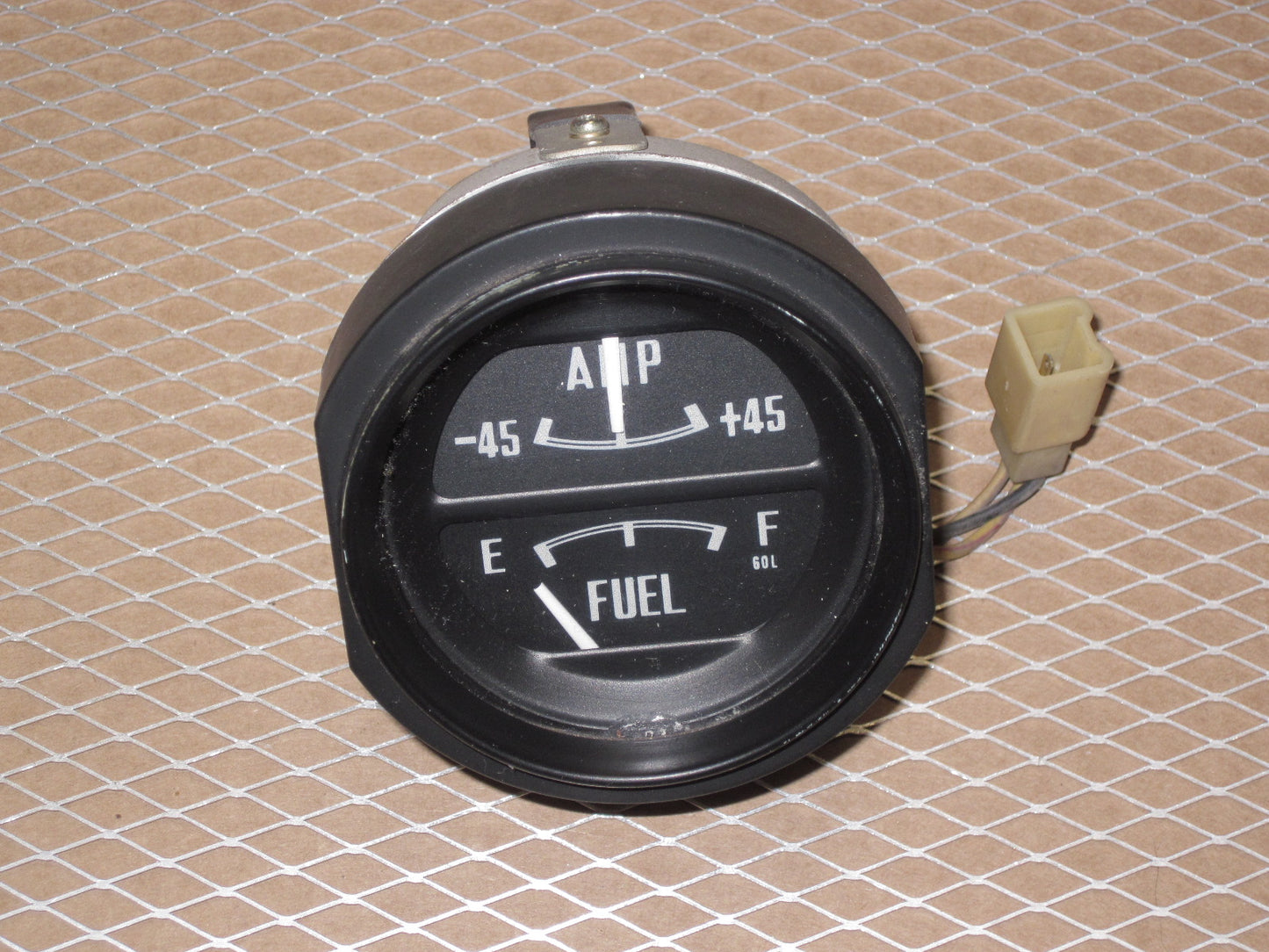 70 71 72 73 Datsun 240z OEM Battery Amp & Fuel Meter Gauge