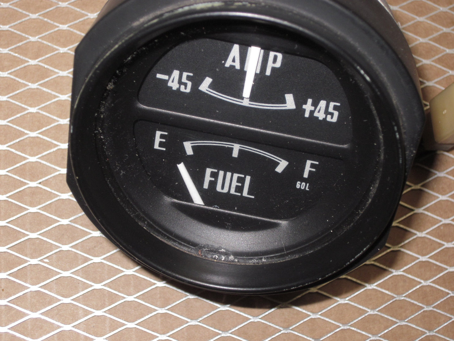 70 71 72 73 Datsun 240z OEM Battery Amp & Fuel Meter Gauge