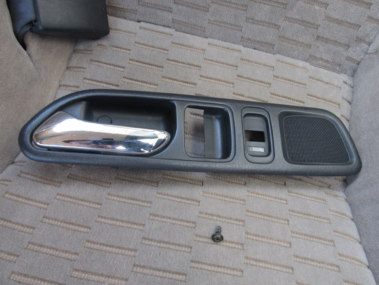 97 98 99 00 01 Honda Prelude OEM Interior Door Handle & Bezel Trim Cover - Left