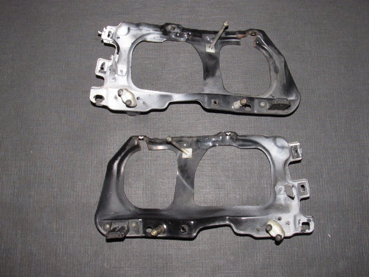 88 89 Honda CRX OEM D15B2 Headlight Mounting Bracket Set