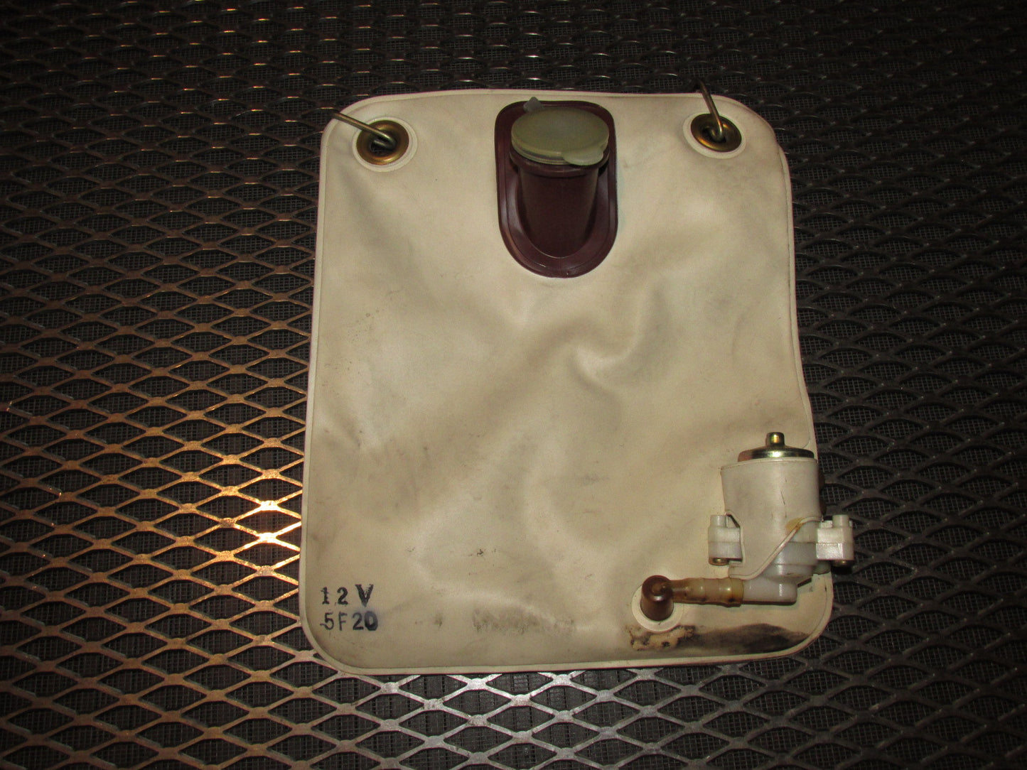 84 85 Mazda RX7 OEM Rear Wiper Water Bag Pouch & Pump