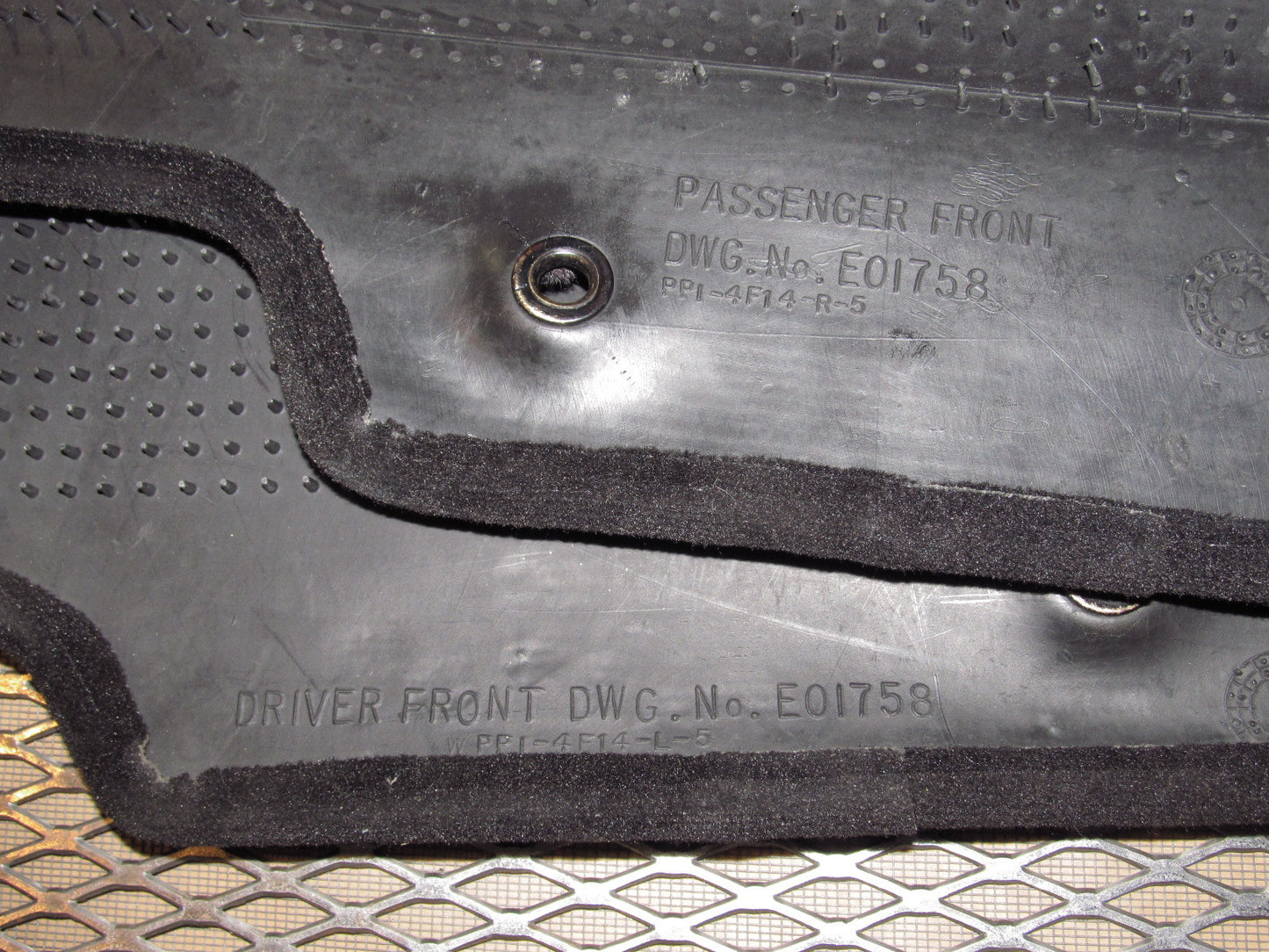 90-96 Nissan 300zx OEM Front Carpet - 2+0