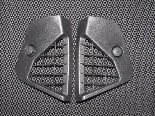 90-93 Acura Integra OEM Black Dash Side Louver Vent - 2 pieces