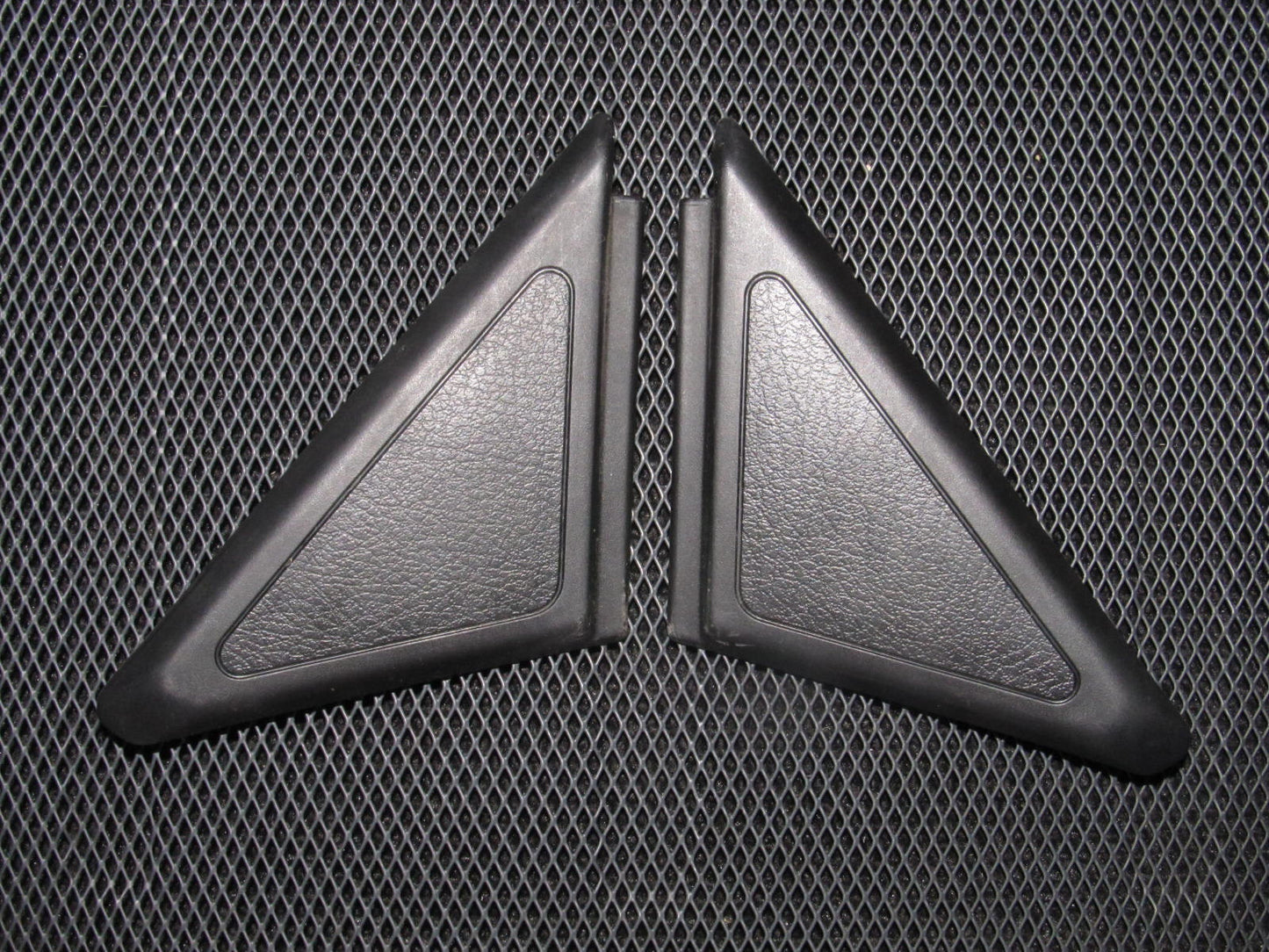 90-93 Acura Integra OEM Black Door Panel Mirror Cover Trim - 2 pieces