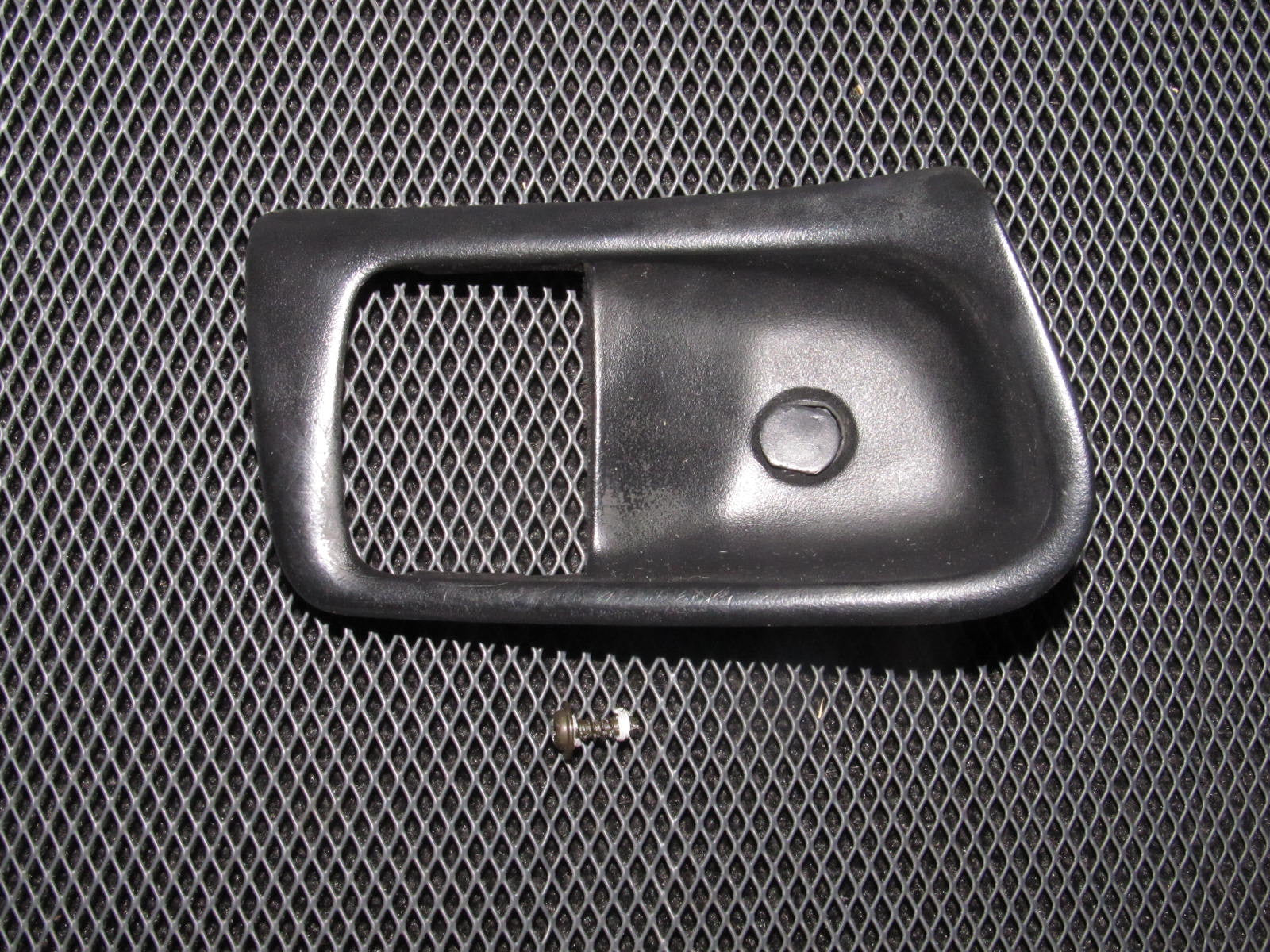 90-93 Toyota Celica OEM Black Interior Door Handle Bezel - Passenger Side - Right
