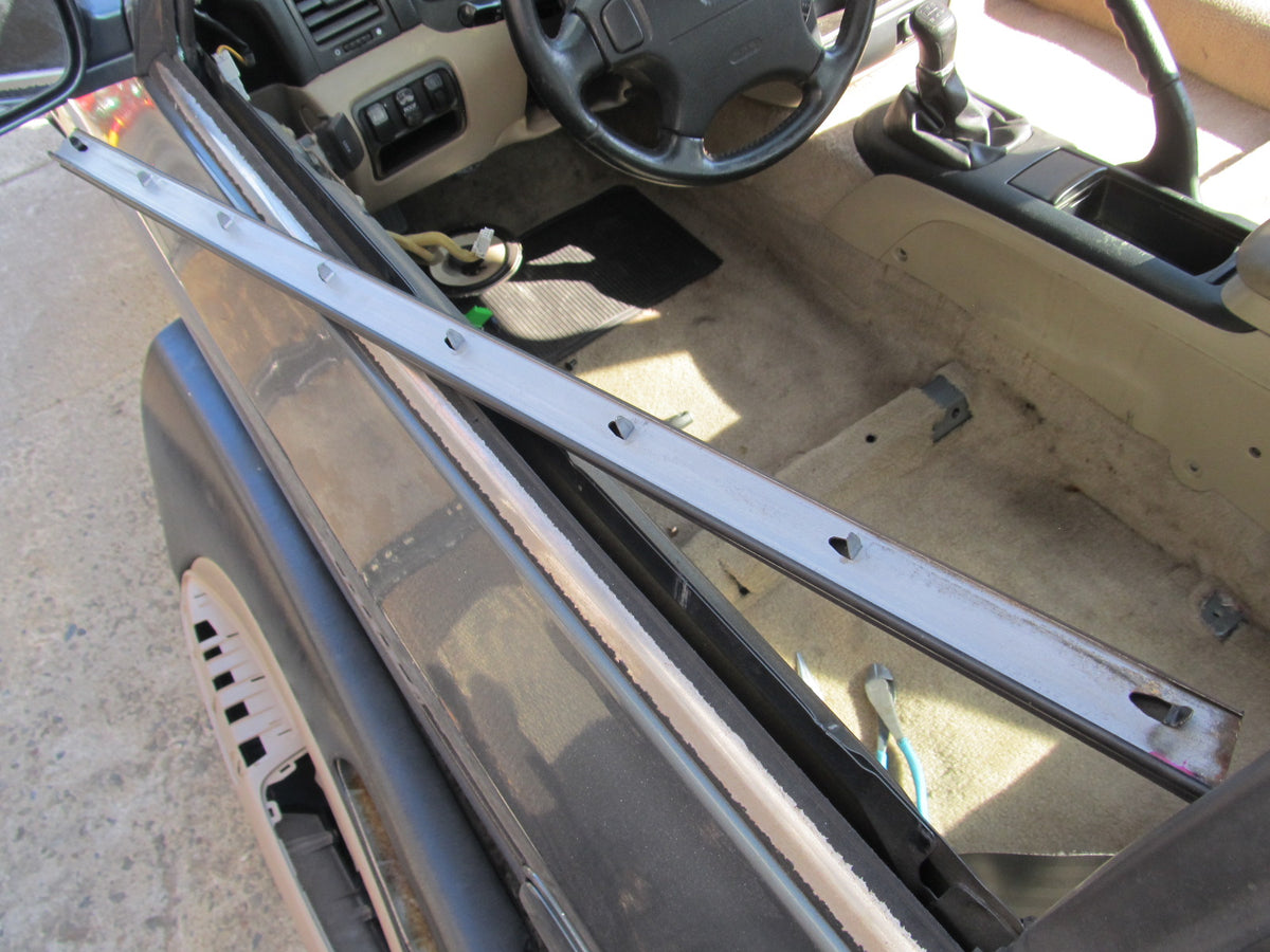 97 98 99 00 01 Honda Prelude OEM Interior Door Panel Upper Window Guide Moulding - Left