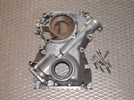 79 80 Datsun 280zx OEM Engine Oil Pump & Water Pump Housing Cover