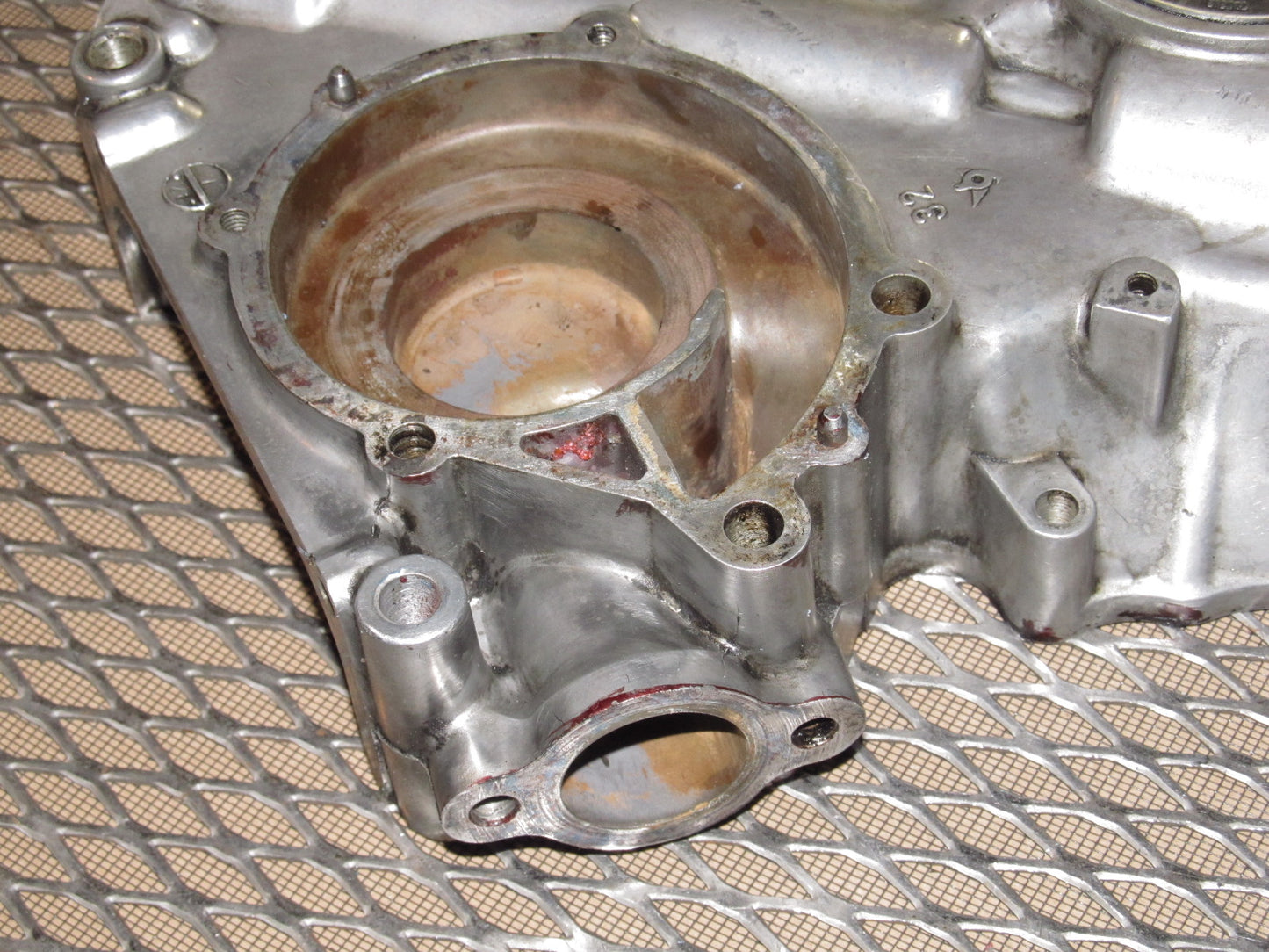 79 80 Datsun 280zx OEM Engine Oil Pump & Water Pump Housing Cover