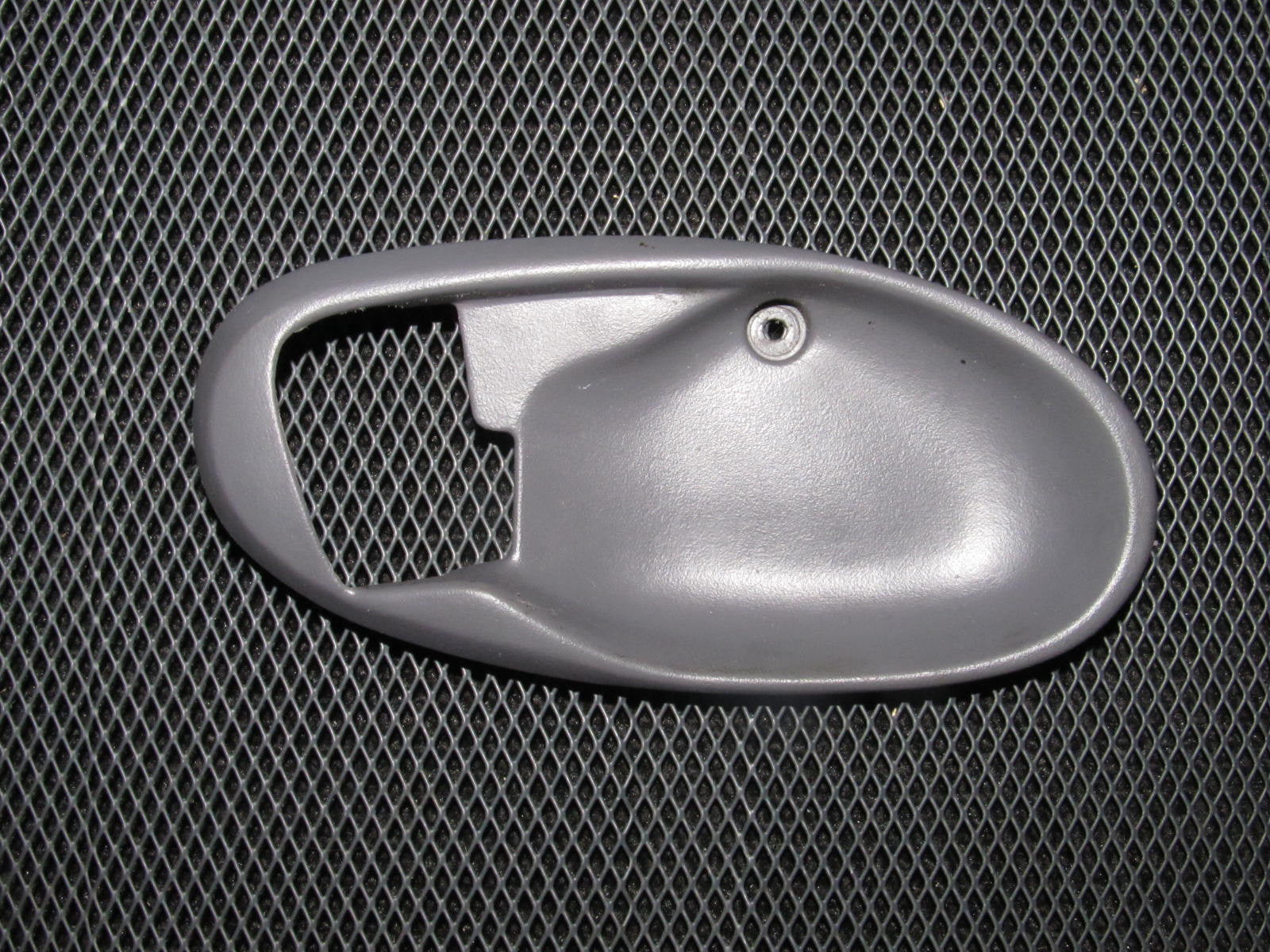 95-99 Mitsubishi Eclipse OEM Gray Interior Door Handle Bezel Cover - Passenger Side - Right