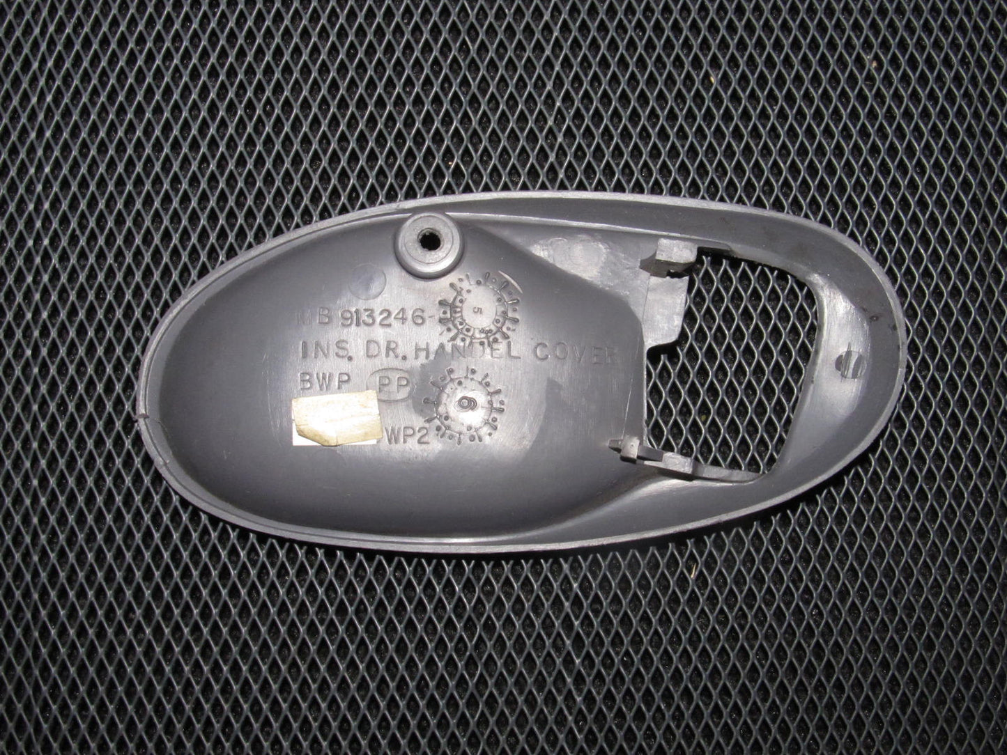 95-99 Mitsubishi Eclipse OEM Gray Interior Door Handle Bezel Cover - Passenger Side - Right