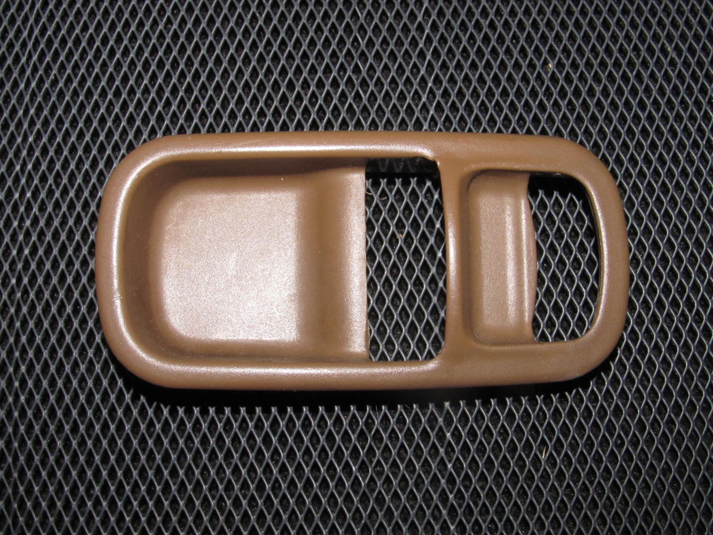 90-96 Nissan 300zx OEM Brown Interior Door Handle Bezel Trim Cover - Passenger Side - Right