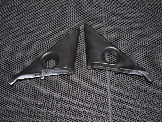 88 89 Honda CRX OEM D15B2 Interior Side Mirror Trim Set