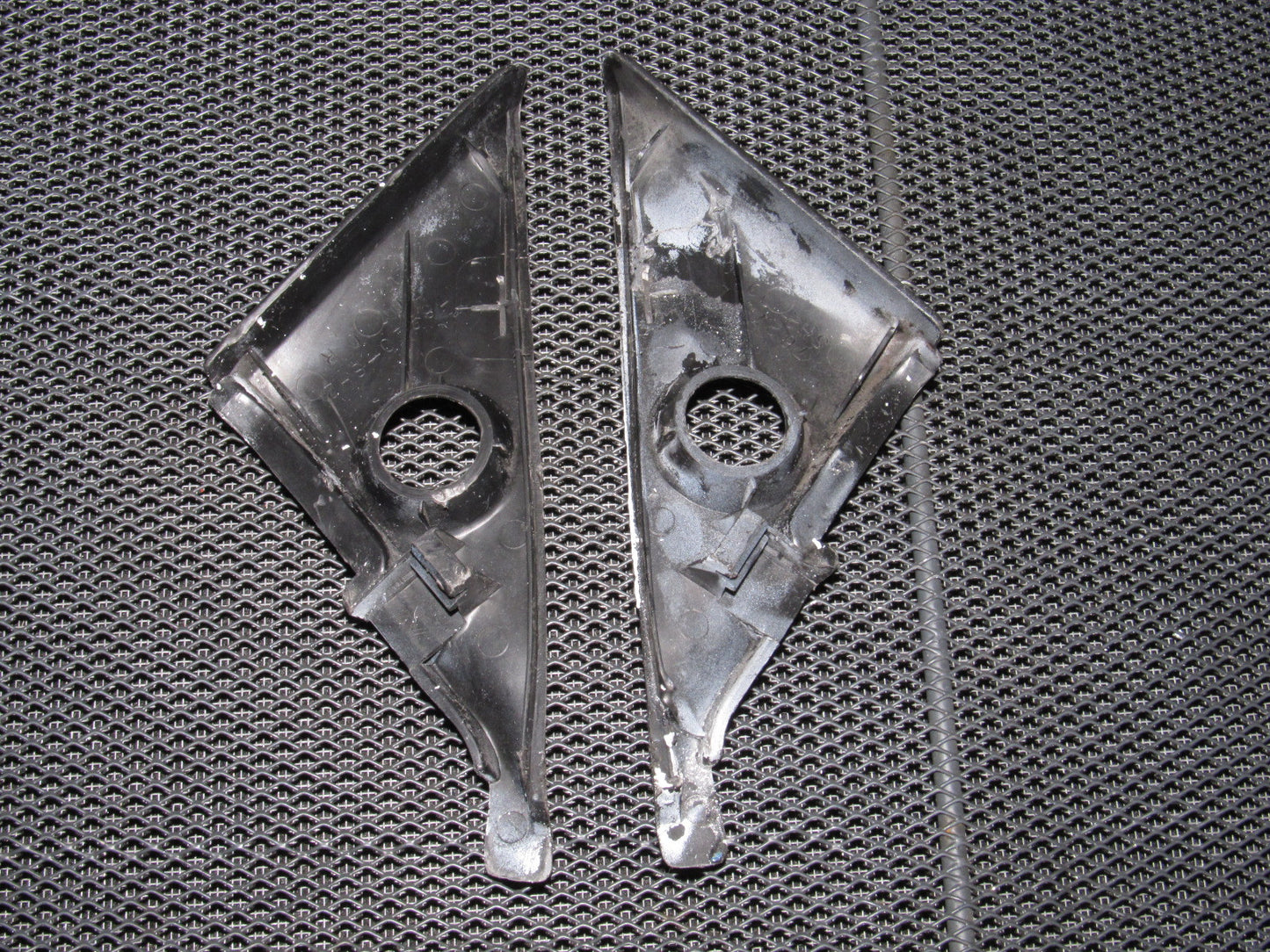 88 89 Honda CRX OEM D15B2 Interior Side Mirror Trim Set