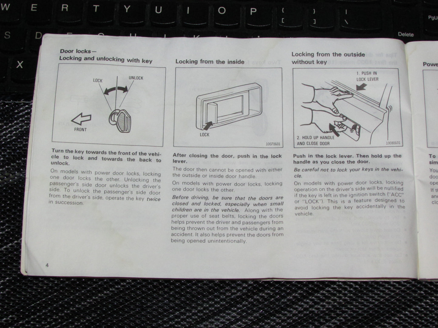 Toyota Celica (1985) Owners Manual