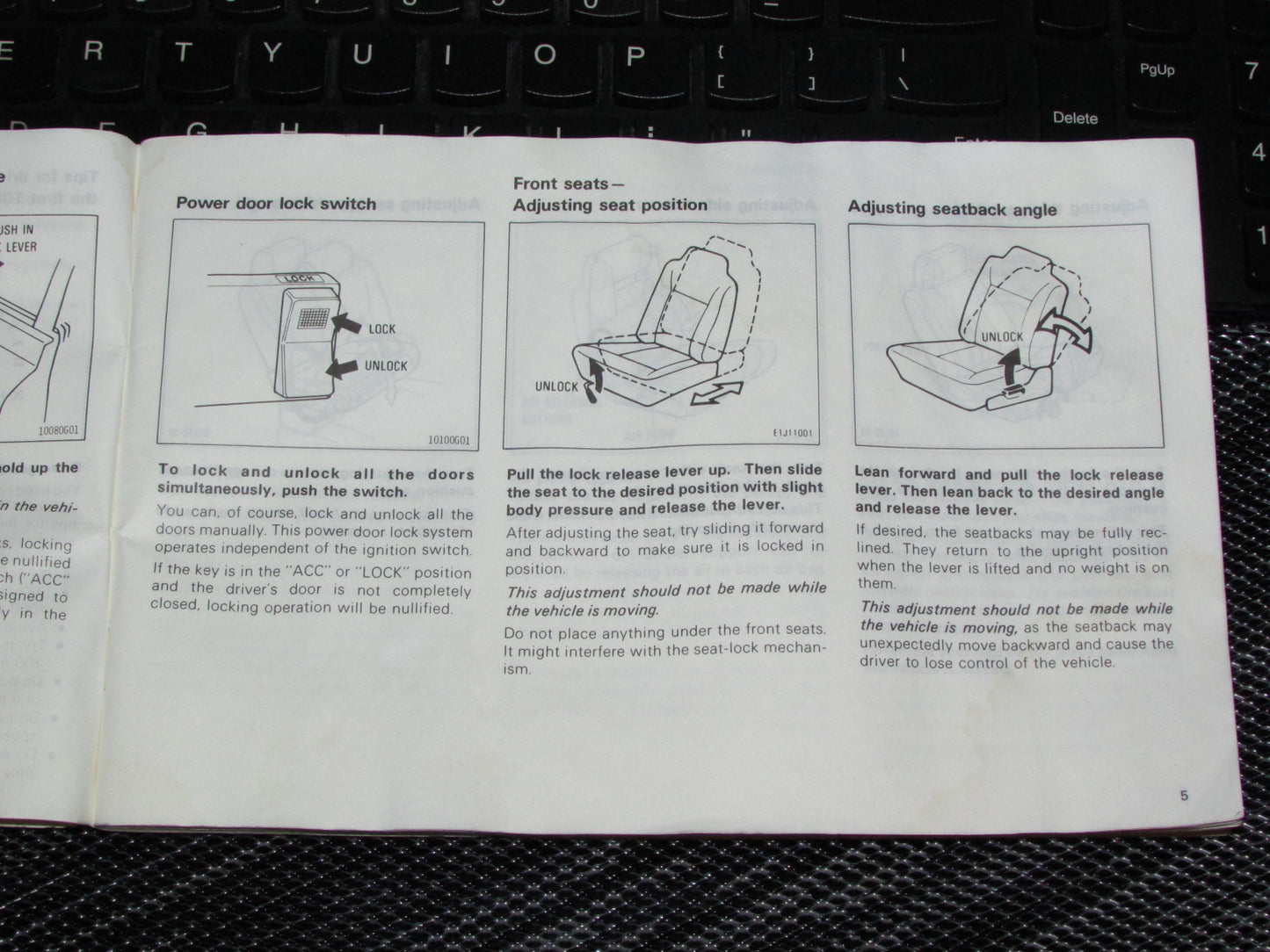 Toyota Celica (1985) Owners Manual