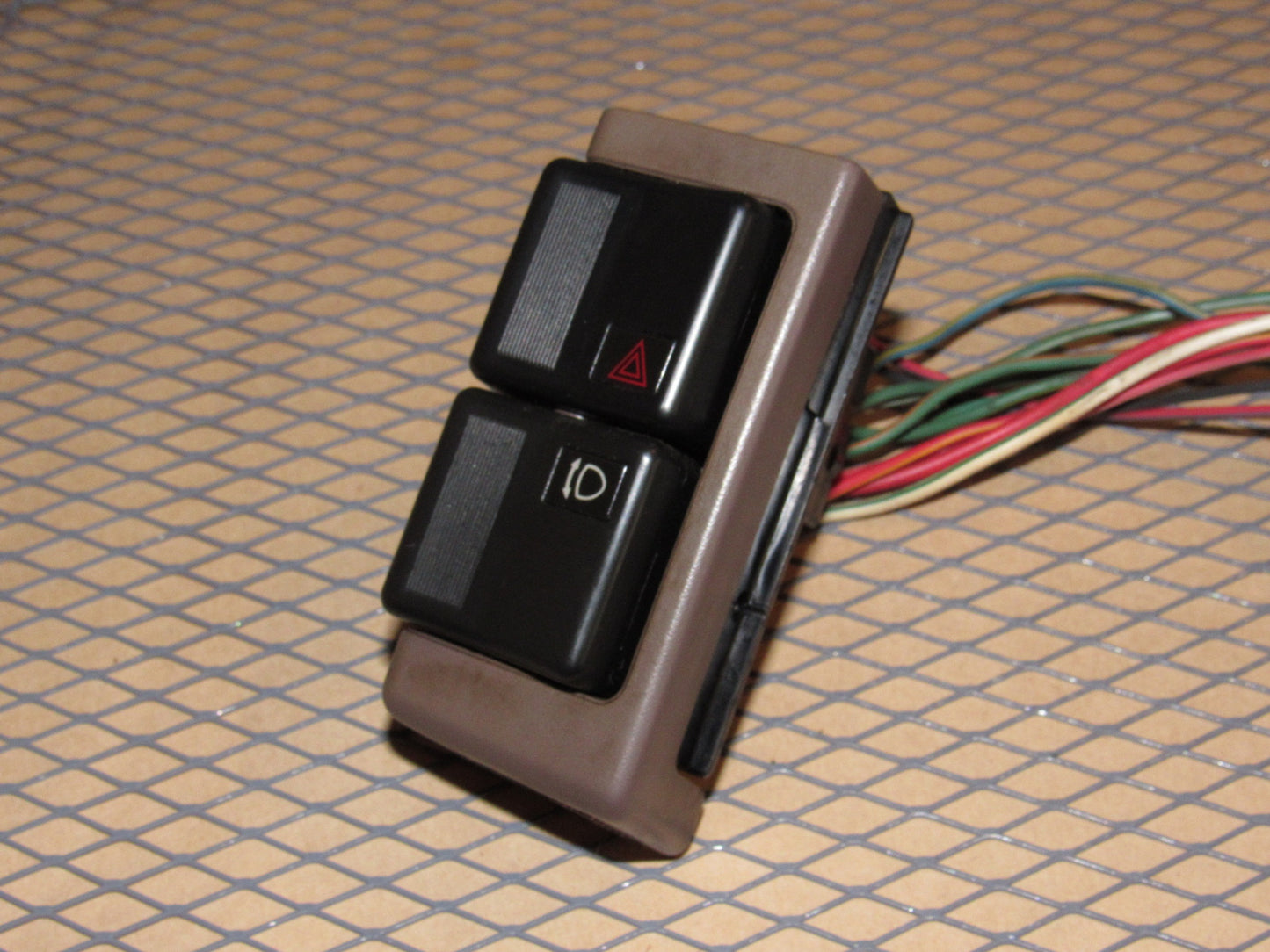 84 85 Mazda RX7 OEM Hazard Light & Headlight Retractor Pop Up Switch