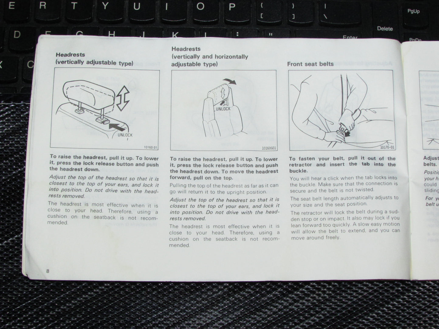Toyota Celica (1985) Owners Manual