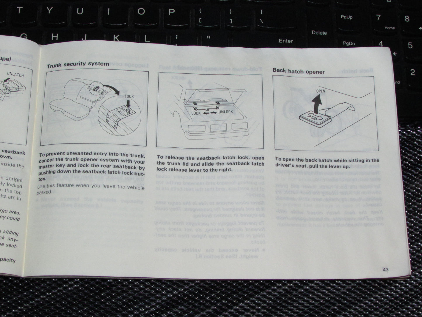 Toyota Celica (1985) Owners Manual