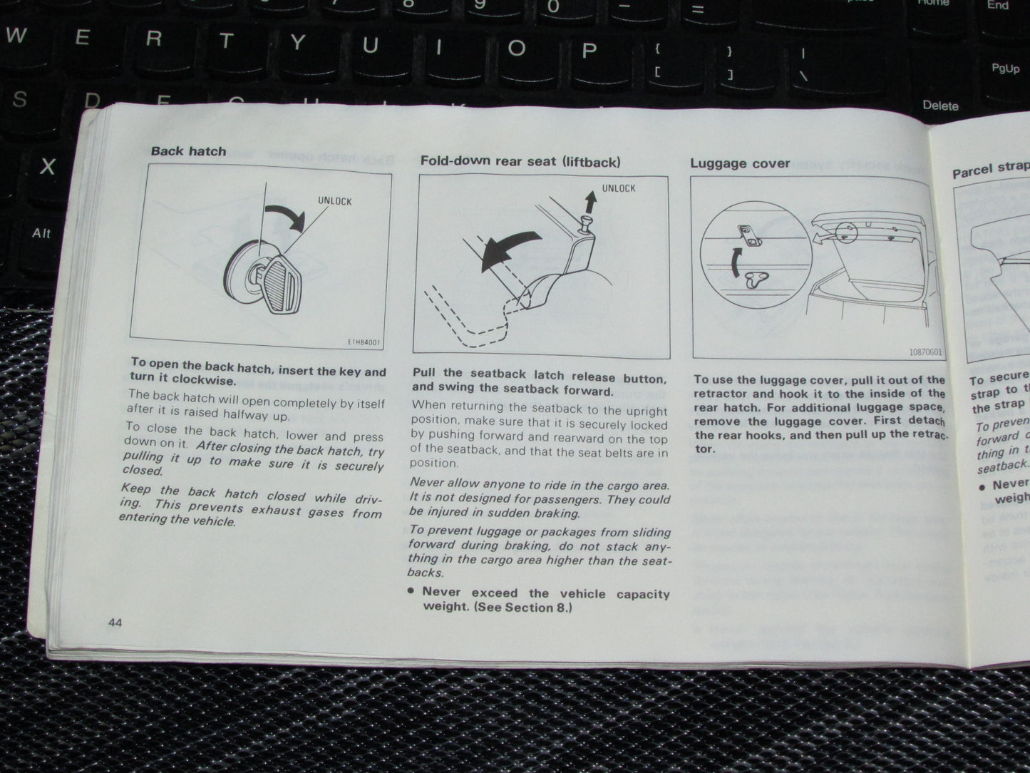 Toyota Celica (1985) Owners Manual