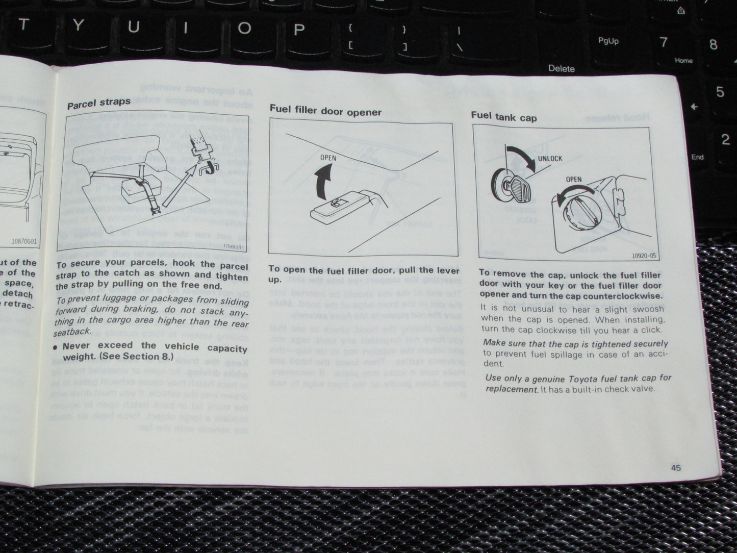 Toyota Celica (1985) Owners Manual