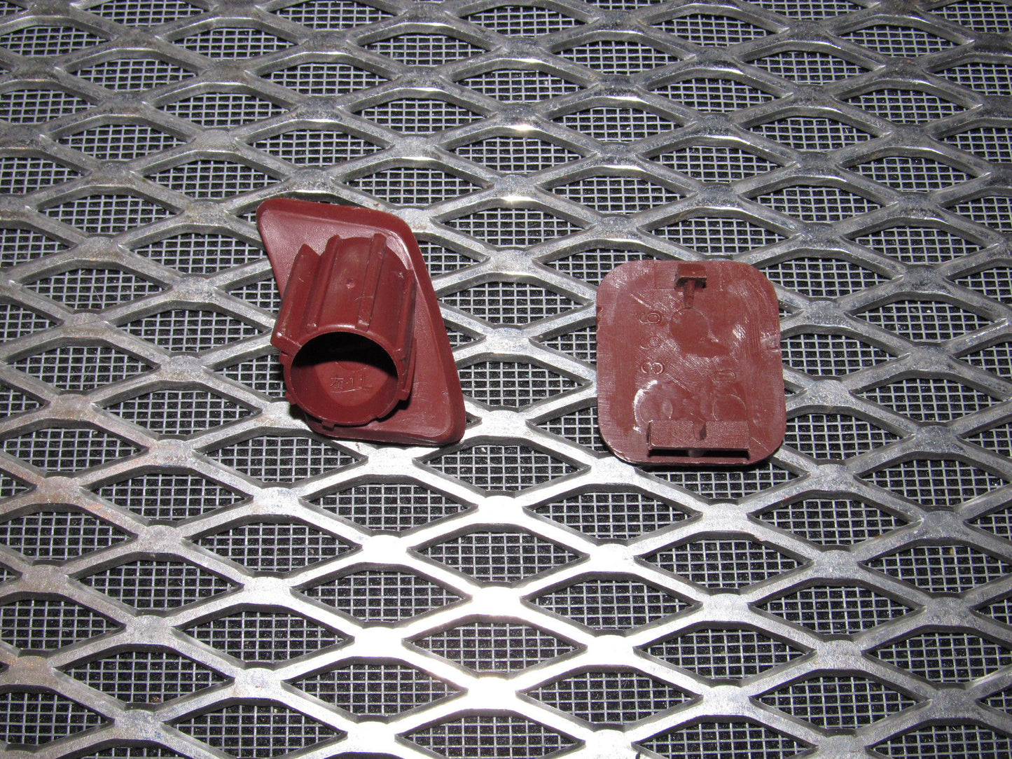 84 85 Mazda RX7 OEM Door Panel Handle Filler Cap - Left