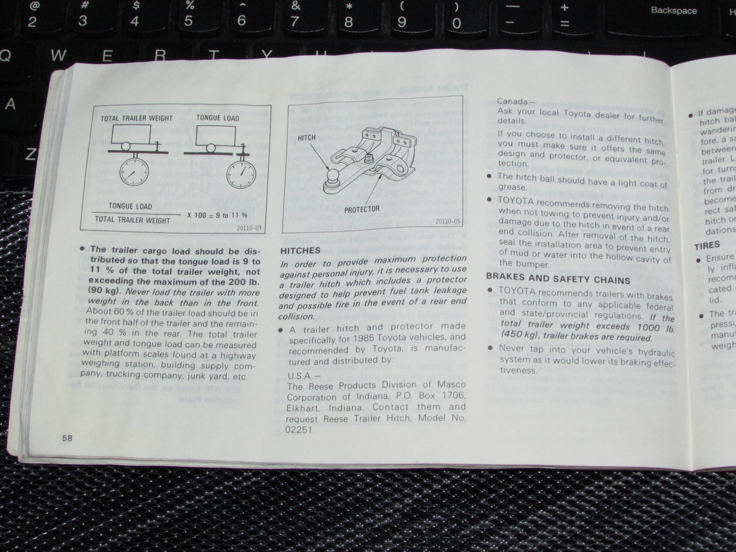 Toyota Celica (1985) Owners Manual