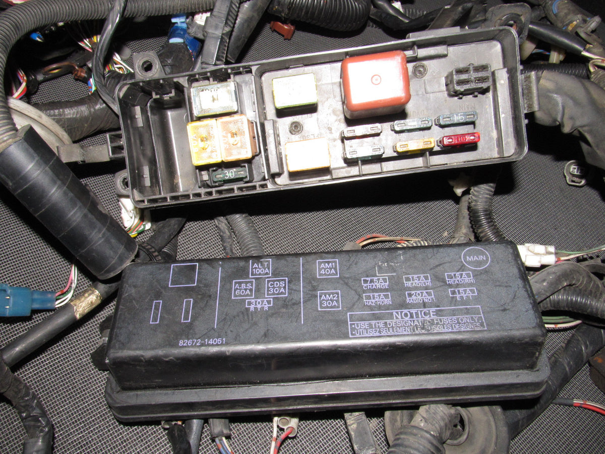 86 87 88 Toyota Supra OEM Turbo Engine A/T Wiring Harness