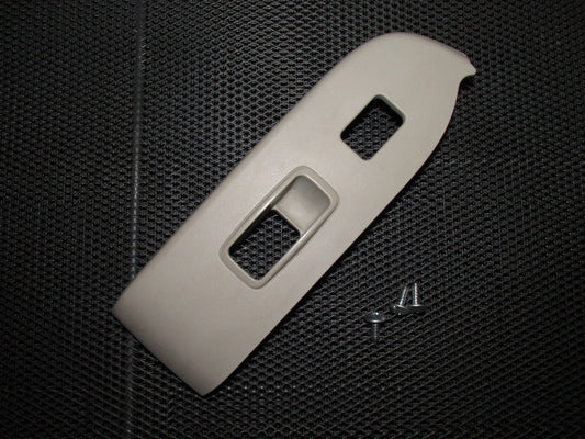 03 04 Infiniti G35 OEM 4 Door Tan Window Switch Bezel Trim - Front Right