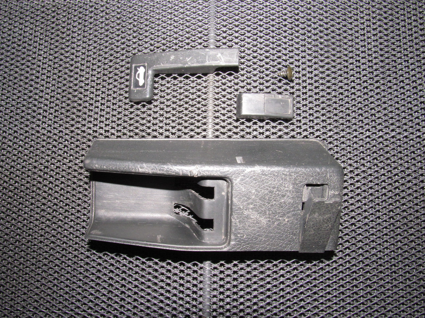 88 89 Honda CRX OEM Trunk & Gas Door Release Switch Cover Trim