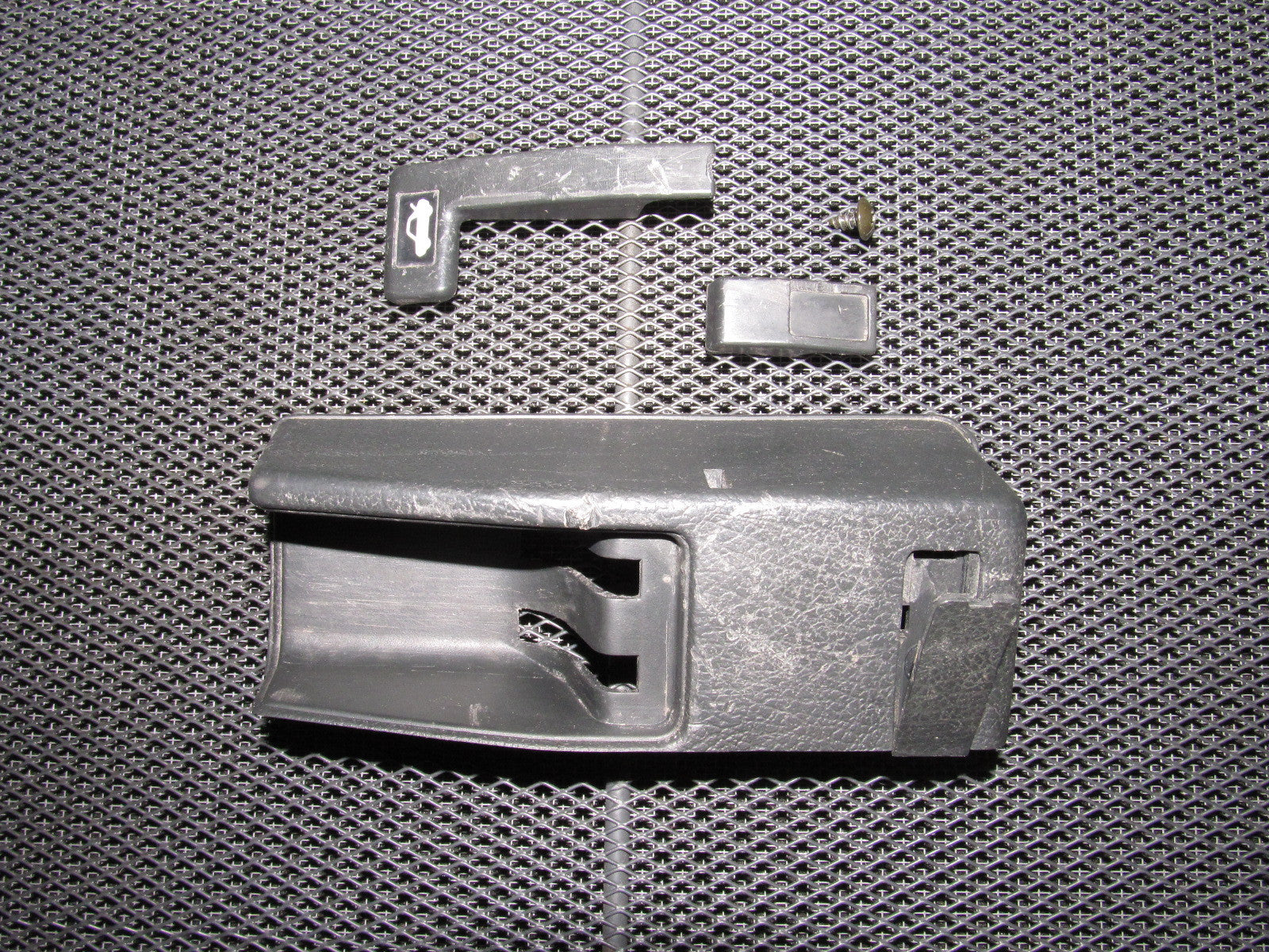 88 89 Honda CRX OEM Trunk & Gas Door Release Switch Cover Trim