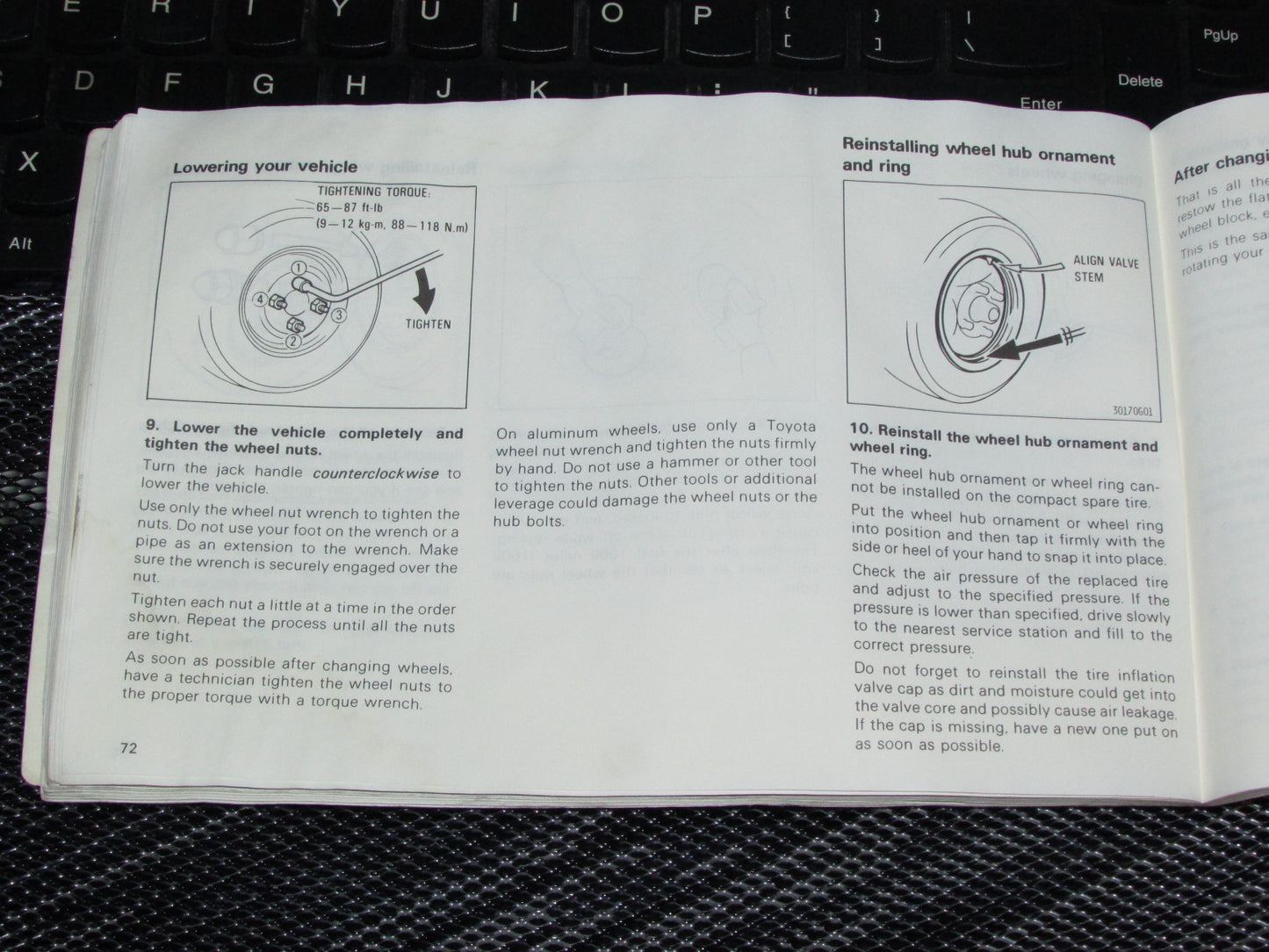Toyota Celica (1985) Owners Manual
