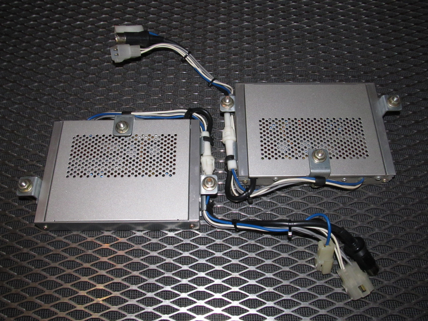 84 85 Mazda RX7 OEM Stereo Radio Amp Amplifier - Set