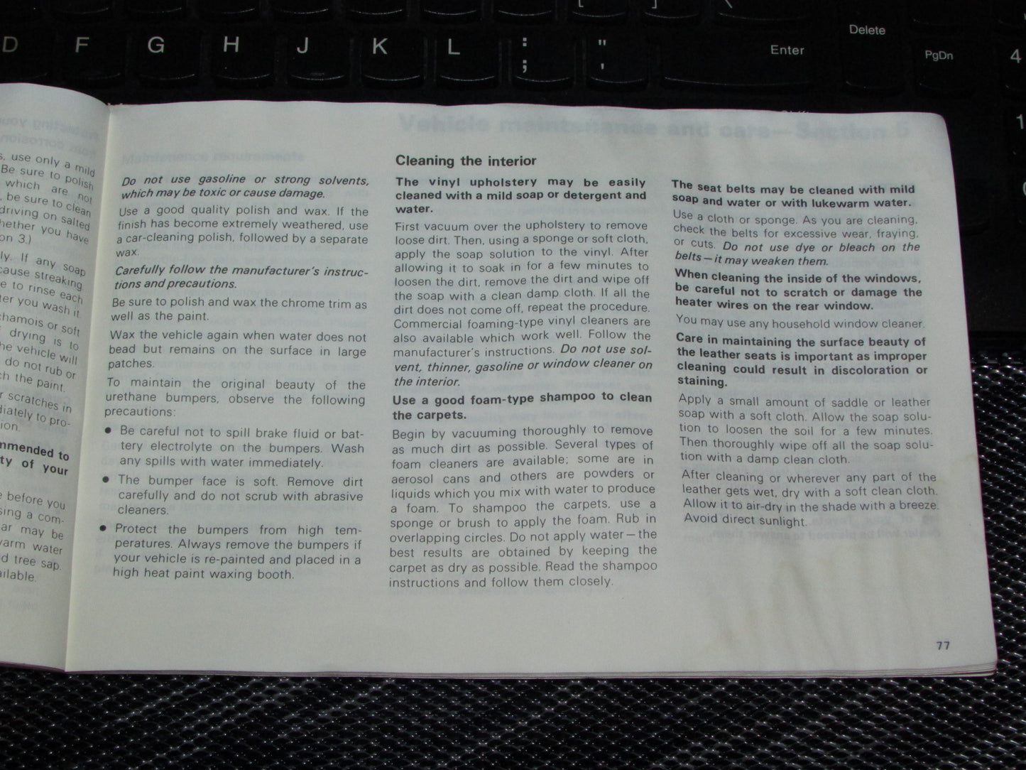 Toyota Celica (1985) Owners Manual