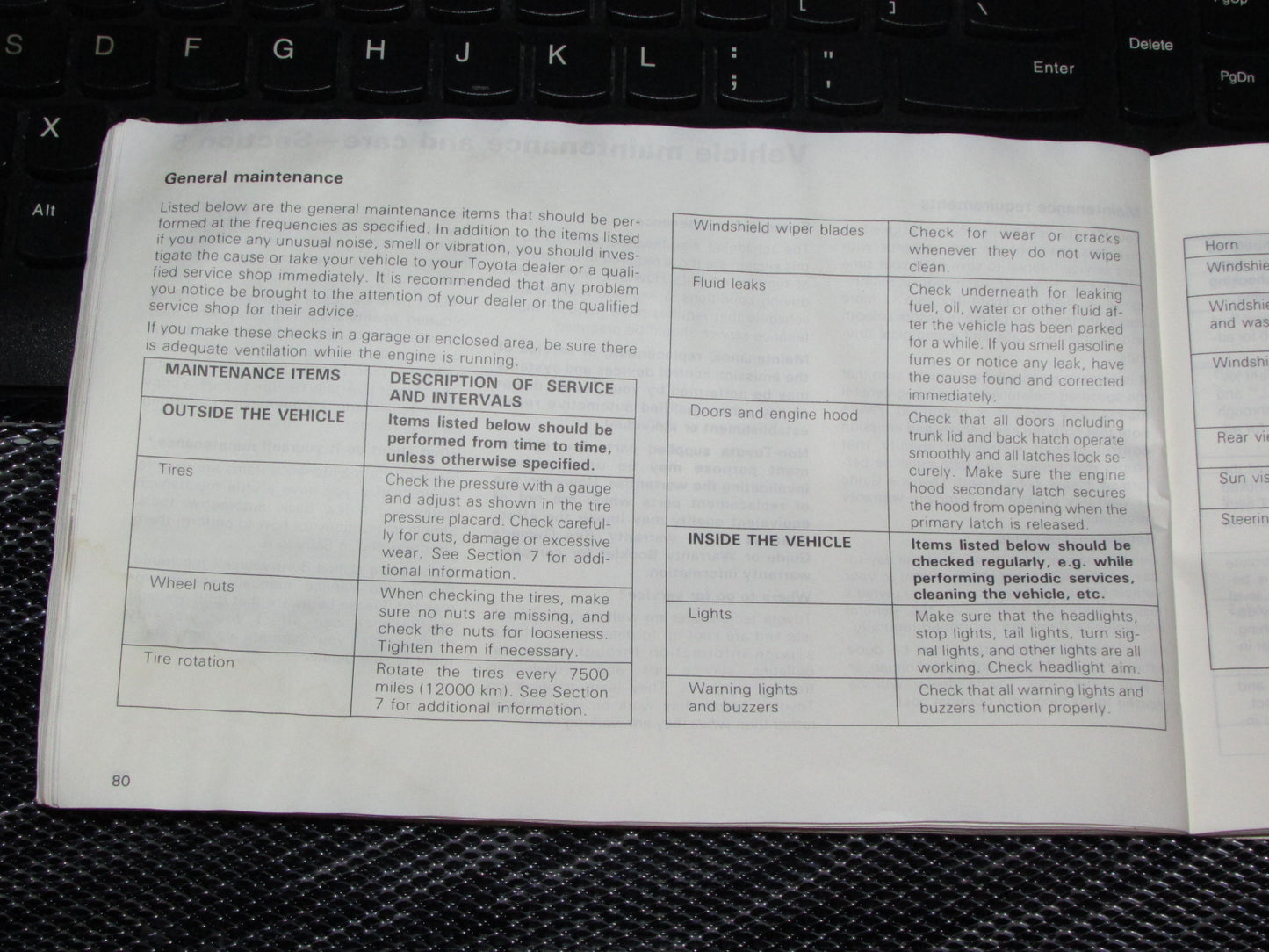 Toyota Celica (1985) Owners Manual